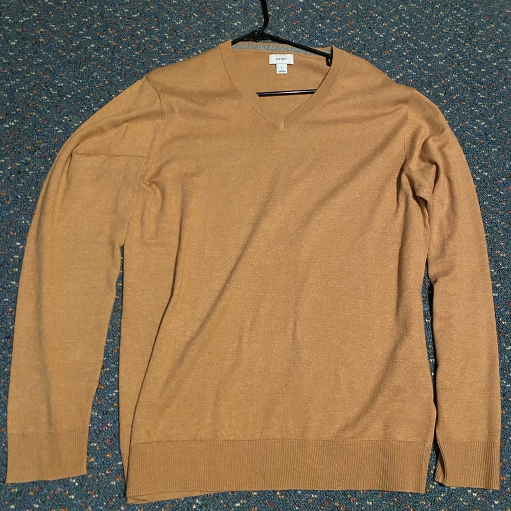 Tan Old Navy sweater